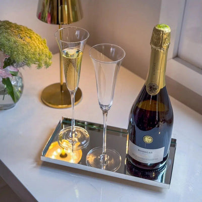 OUTLET: Kit com 6 Taças para Espumante em Cristal Tulipani 120ml Artevino