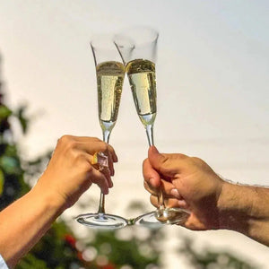 OUTLET: Kit com 6 Taças para Espumante em Cristal Tulipani 120ml Artevino