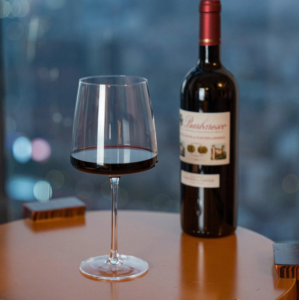 OUTLET: Kit com 6 Taças para Vinho Borgonha em Cristal Linha Quadratta 700ml Artevino