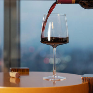 OUTLET: Kit com 6 Taças para Vinho Borgonha em Cristal Linha Quadratta 700ml Artevino