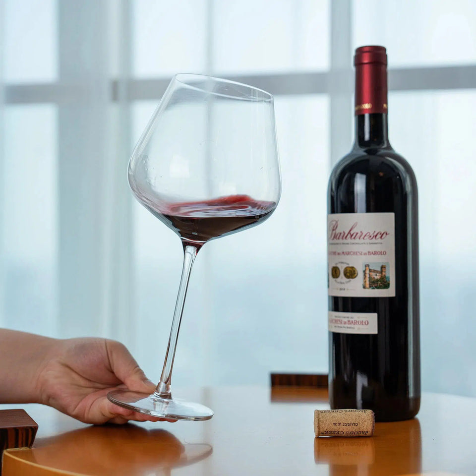 OUTLET: Kit com 6 Taças para Vinho em Cristal GrandVino Bourgogne 860ml