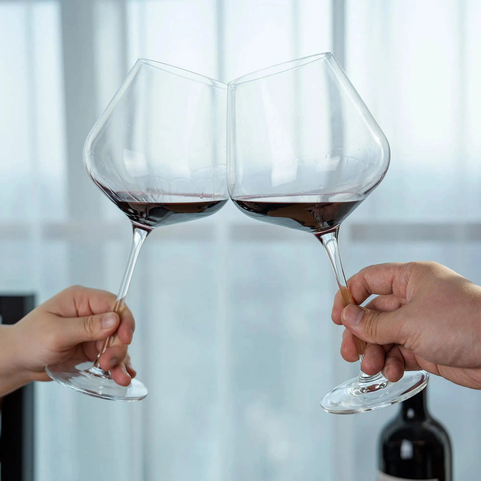 OUTLET: Kit com 6 Taças para Vinho em Cristal GrandVino Bourgogne 860ml