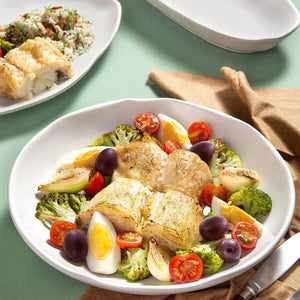 OUTLET: Prato Fundo Stoneware Bio New White 22,5cm Porto Brasil