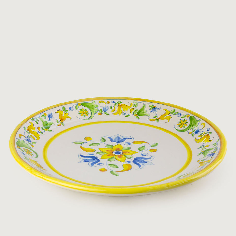 Travessa Redonda Cerâmica 33,5cm Napoli