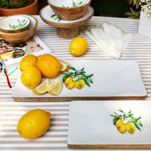 PRÉ-VENDA: Bandeja Grande Retangular Madeira Toscana Bahali 41cm