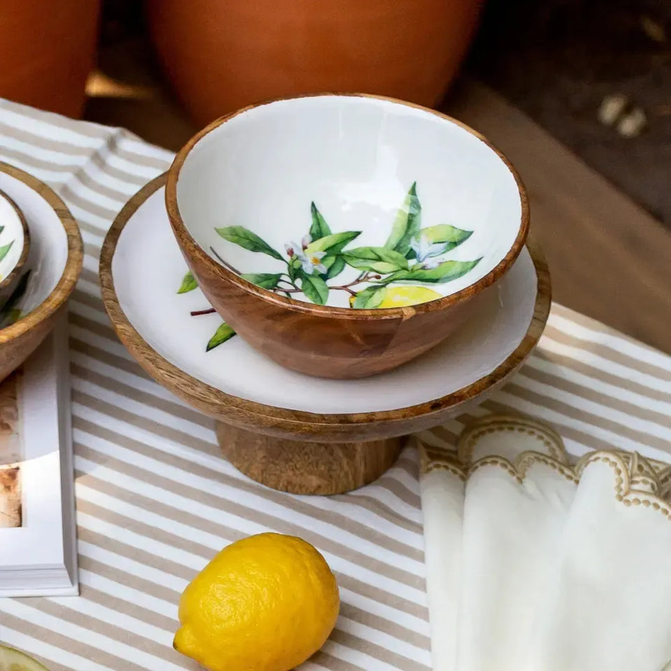 PRÉ-VENDA: Bowl Grande Madeira Toscana Bahali 18cm