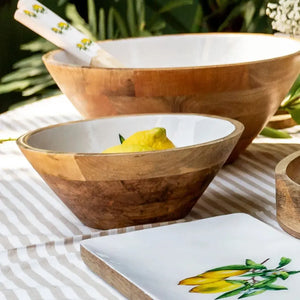 PRÉ-VENDA: Bowl Médio Madeira Toscana Bahali 25cm