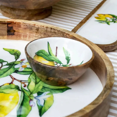 PRÉ-VENDA: Bowl Pequeno Madeira Toscana Bahali 13cm