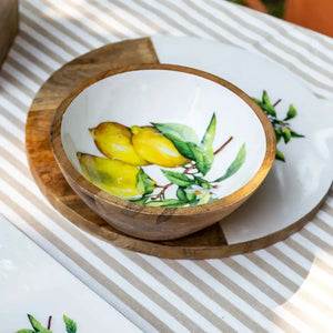 PRÉ-VENDA: Bowl Pequeno Madeira Toscana Bahali 20cm