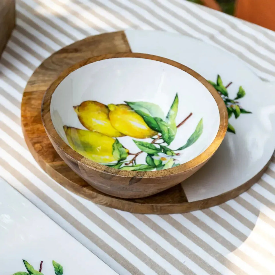 PRÉ-VENDA: Bowl Pequeno Madeira Toscana Bahali 20cm