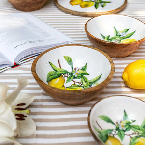 PRÉ-VENDA: Bowl Pequeno Madeira Toscana Bahali 20cm