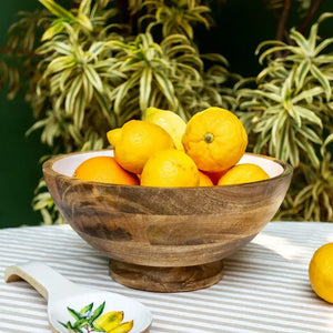 PRÉ-VENDA: Bowl de Madeira Toscana Bahali 30cm