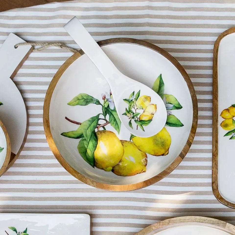 PRÉ-VENDA: Bowl de Madeira Toscana Bahali 30cm