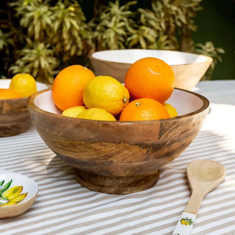 PRÉ-VENDA: Bowl de Madeira Toscana Bahali 30cm