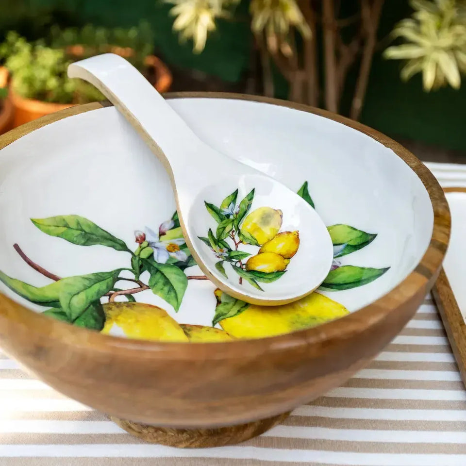 PRÉ-VENDA: Bowl de Madeira Toscana Bahali 30cm