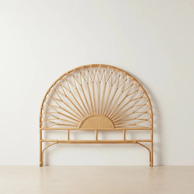 PRÉ-VENDA: Cabeceira King Mandola Rattan Trançado Bahali 130x180x5cm