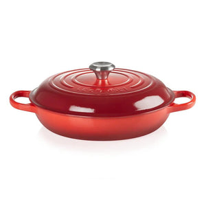 PRÉ-VENDA: Caçarola Buffet Signature Vermelha 3,2L 30cm Le Creuset