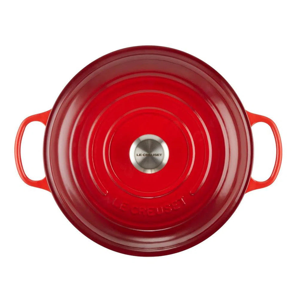 PRÉ-VENDA: Caçarola Buffet Signature Vermelha 3,2L 30cm Le Creuset