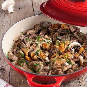 PRÉ-VENDA: Caçarola Buffet Signature Vermelha 3,2L 30cm Le Creuset