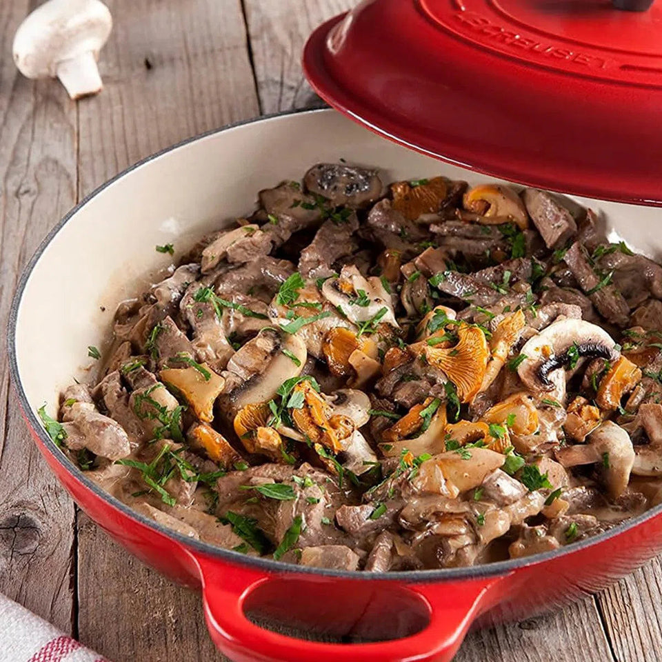 PRÉ-VENDA: Caçarola Buffet Signature Vermelha 3,2L 30cm Le Creuset