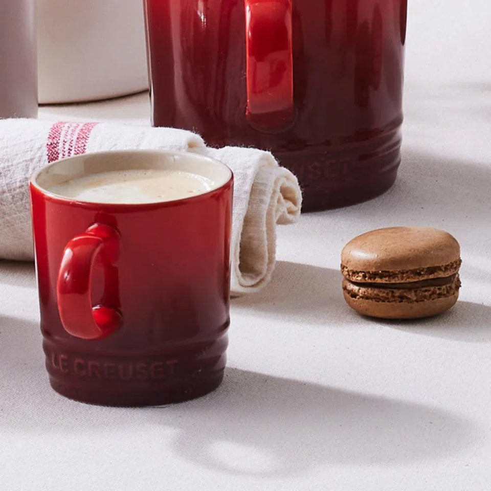 PRÉ-VENDA: Caneca Cerâmica Vermelha 100ml Le Creuset