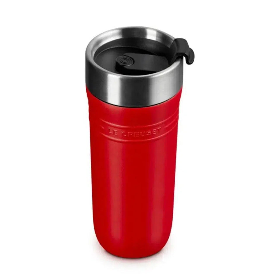 PRÉ-VENDA: Caneca Térmica On The Go Vermelha 350ml Le Creuset