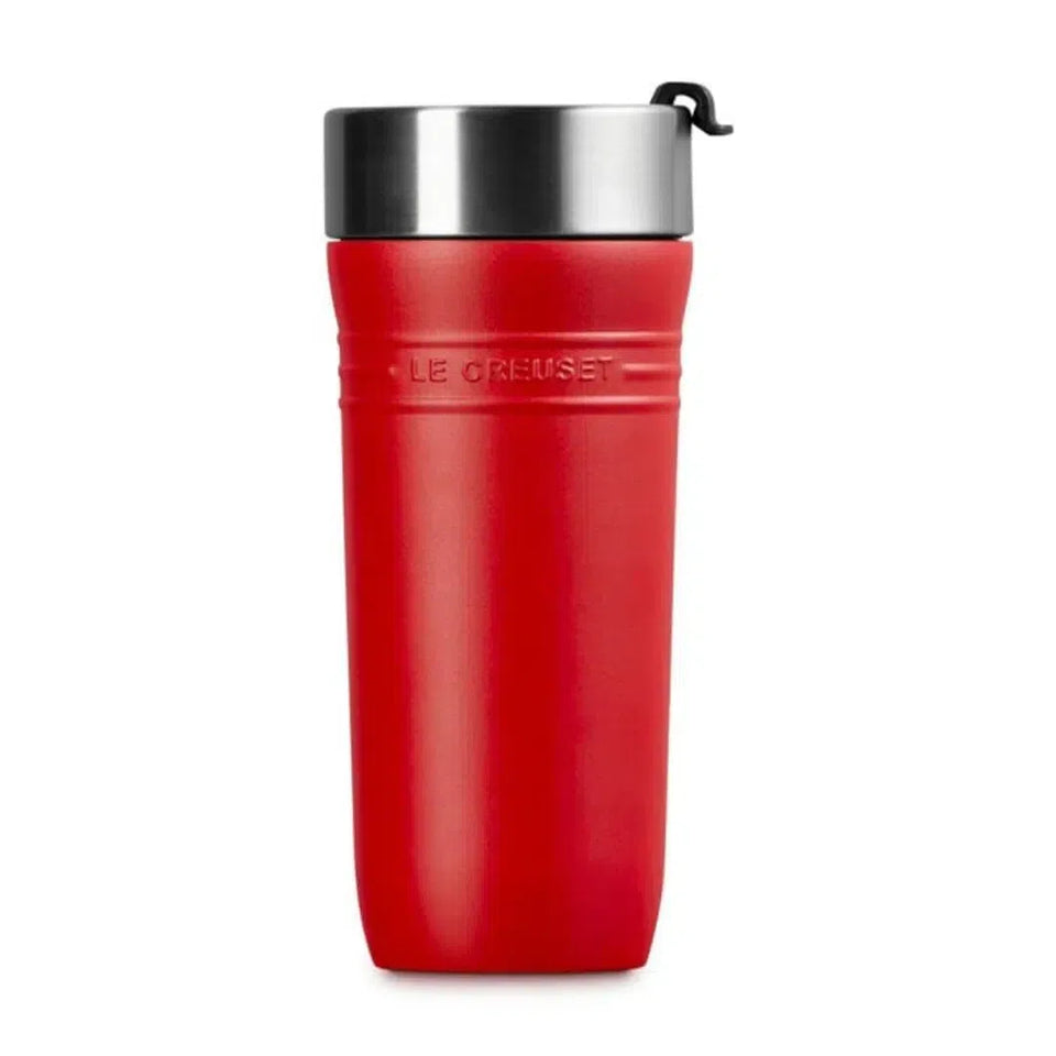 PRÉ-VENDA: Caneca Térmica On The Go Vermelha 350ml Le Creuset