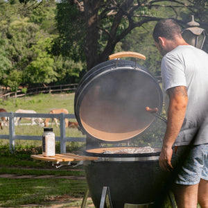 PRÉ-VENDA: Churrasqueira Kamado Preta Artemano Max 27 Polegadas