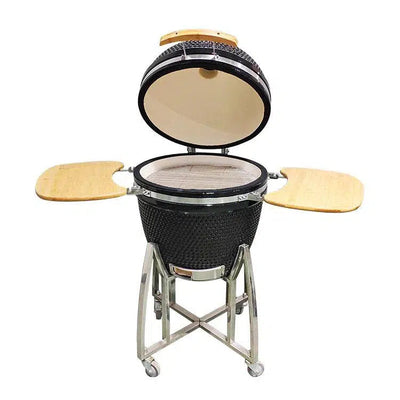 PRÉ-VENDA: Churrasqueira Kamado Preta Artemano Super 24 Polegadas