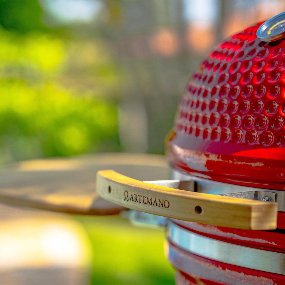 PRÉ-VENDA: Churrasqueira Kamado Vermelha Artemano Grande 21 Polegadas