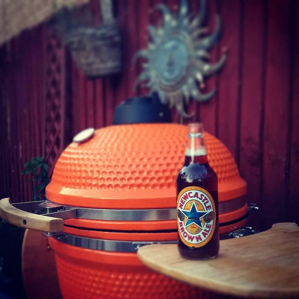 PRÉ-VENDA: Churrasqueira Kamado Vermelha Artemano Grande 21 Polegadas