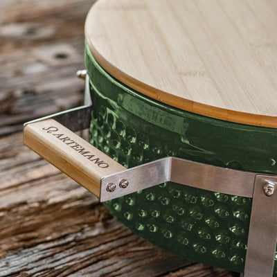 PRÉ-VENDA: Churrasqueira Portátil Hibachi Redonda Verde Artemano