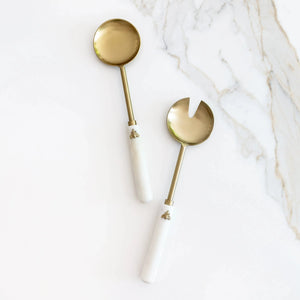 PRÉ-VENDA: Conjunto 2 Talheres Salada Cabo Mármore Laguiole Bee