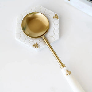 PRÉ-VENDA: Conjunto 2 Talheres Salada Cabo Mármore Laguiole Bee