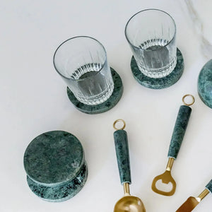 PRÉ-VENDA: Conjunto 4 Porta-copos Green Marble