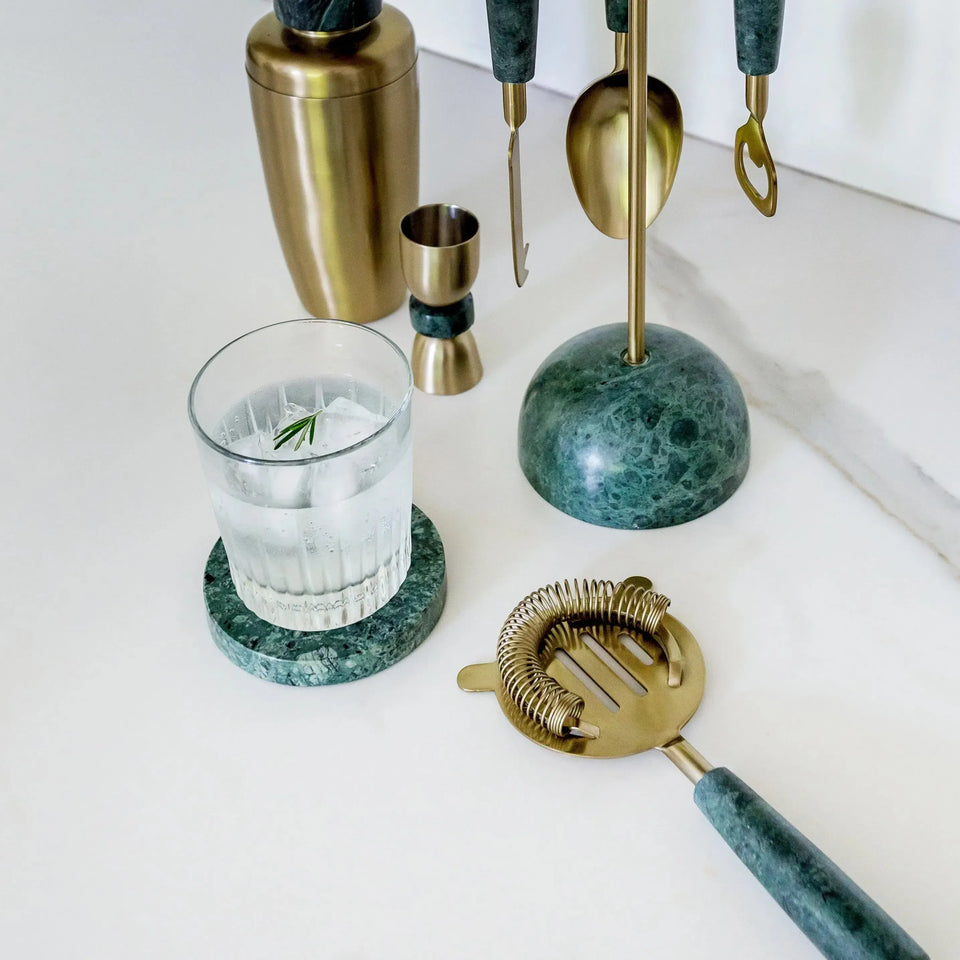PRÉ-VENDA: Conjunto 4 Porta-copos Green Marble