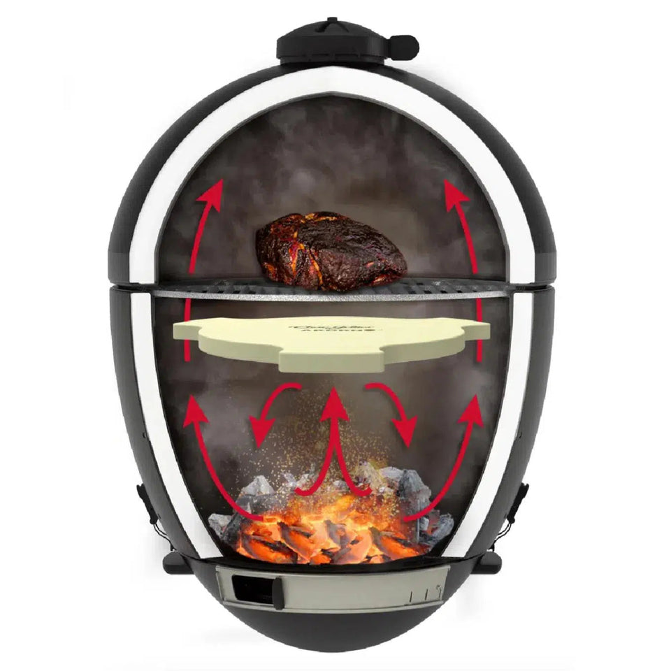 PRÉ-VENDA: Defletor Cerâmico para Cozimento Indireto para Kamado Artemano Média 18 Polegadas