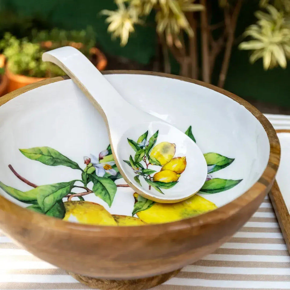 PRÉ-VENDA: Descanso Colher Madeira Toscana Bahali 26x9x4cm