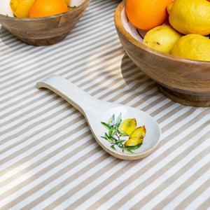 PRÉ-VENDA: Descanso Colher Madeira Toscana Bahali 26x9x4cm