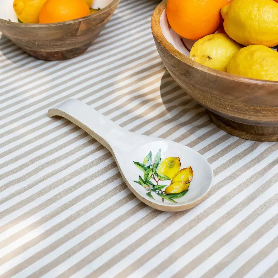 PRÉ-VENDA: Descanso Colher Madeira Toscana Bahali 26x9x4cm