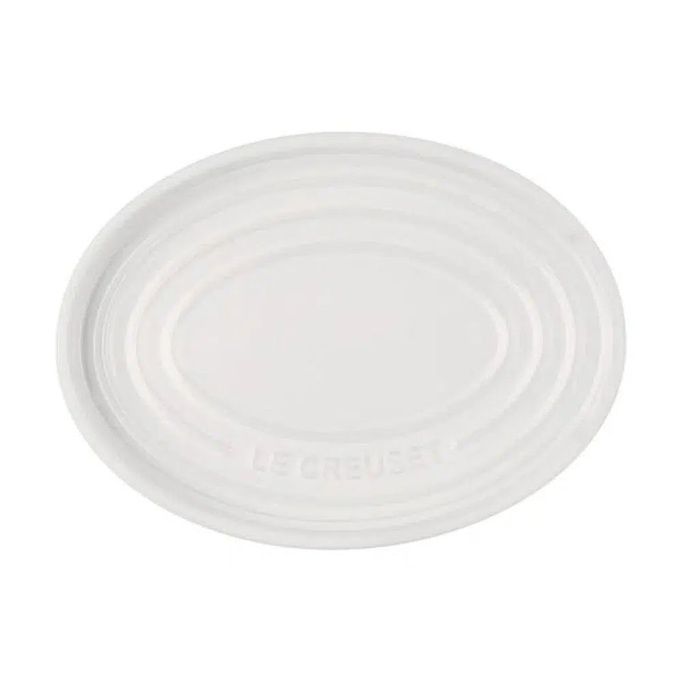 PRÉ-VENDA: Descanso Oval para Colher Branco Le Creuset