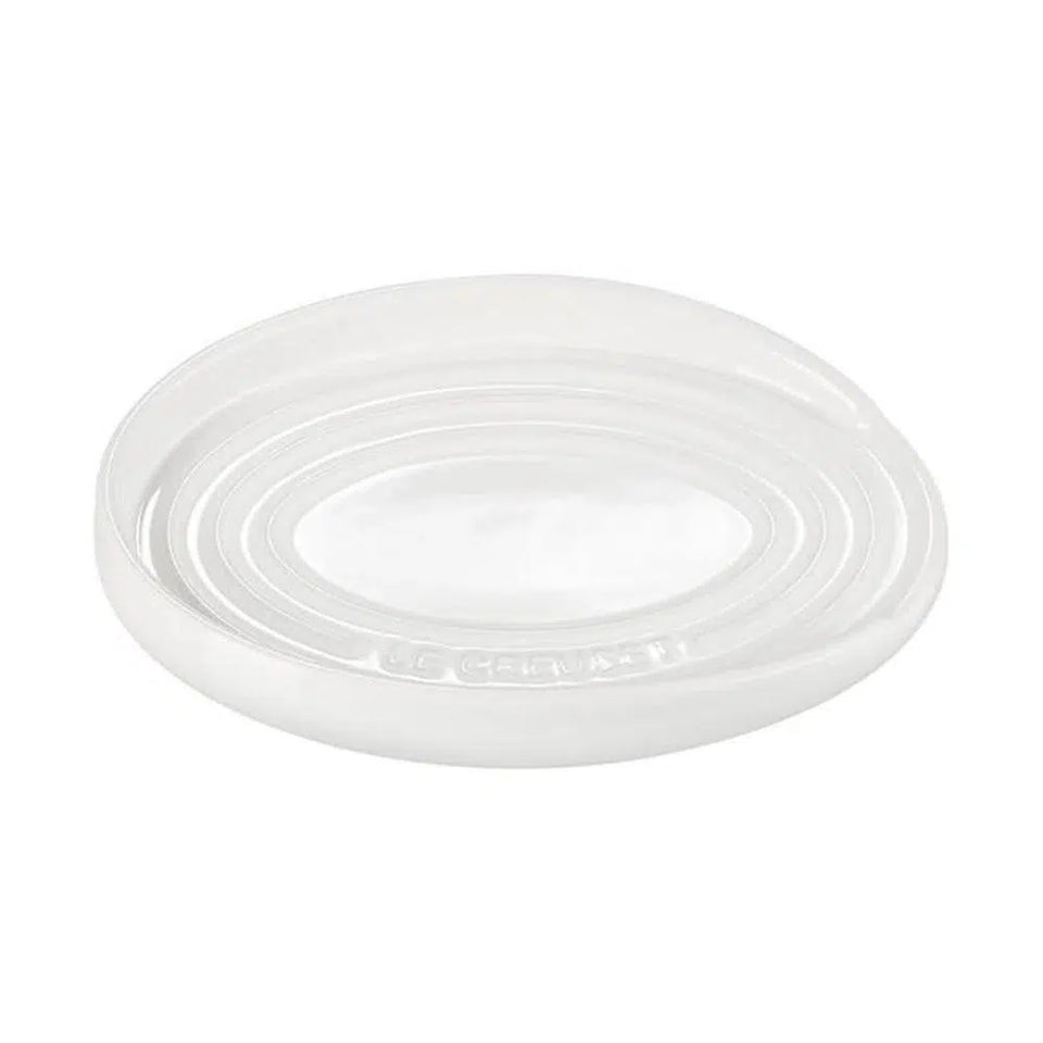 PRÉ-VENDA: Descanso Oval para Colher Branco Le Creuset
