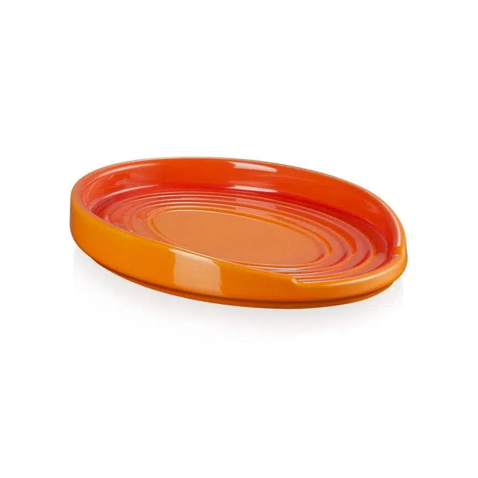 PRÉ-VENDA: Descanso Oval para Colher Laranja Le Creuset