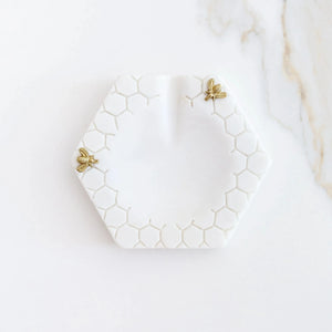 PRÉ-VENDA: Descanso para Talher Hexagonal Mármore Laguiole Bee