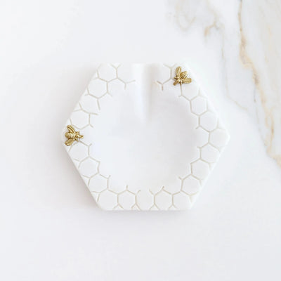 PRÉ-VENDA: Descanso para Talher Hexagonal Mármore Laguiole Bee