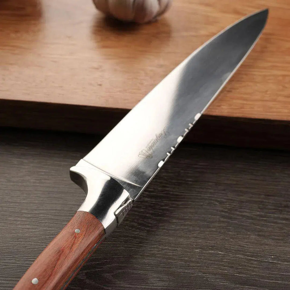 PRÉ-VENDA: Faca do Chef Ultra Premium Cabo de Madeira Laguiole La Maison