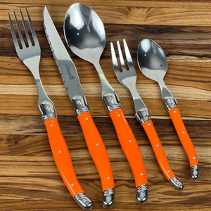 PRÉ-VENDA: Faqueiro Laguiole La Maison Luxo Laranja 30 Peças