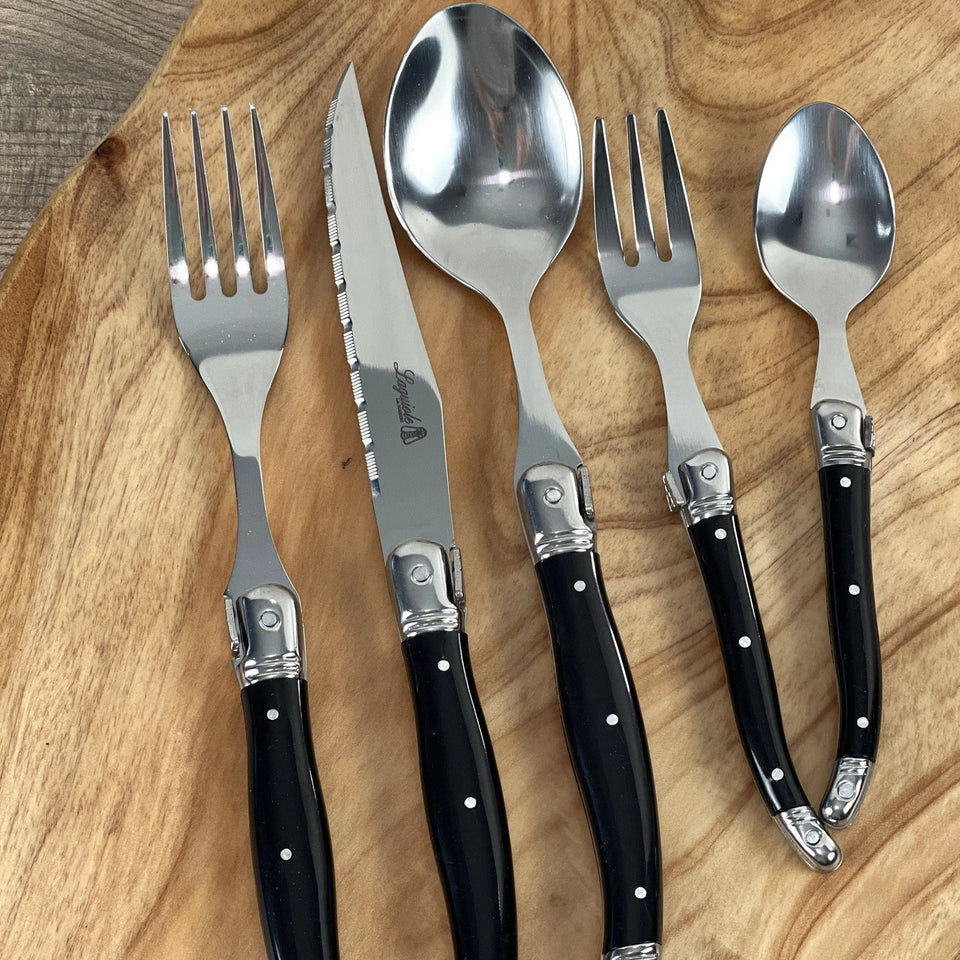 PRÉ-VENDA: Faqueiro Laguiole La Maison Luxo Preto 30 Peças