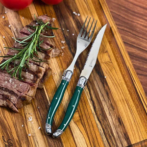 PRÉ-VENDA: Faqueiro Laguiole La Maison Luxo Verde 12 Peças