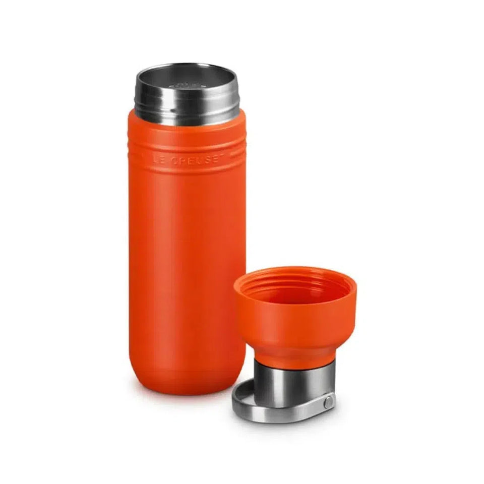 PRÉ-VENDA: Garrafa Térmica On The Go Laranja 500ml Le Creuset